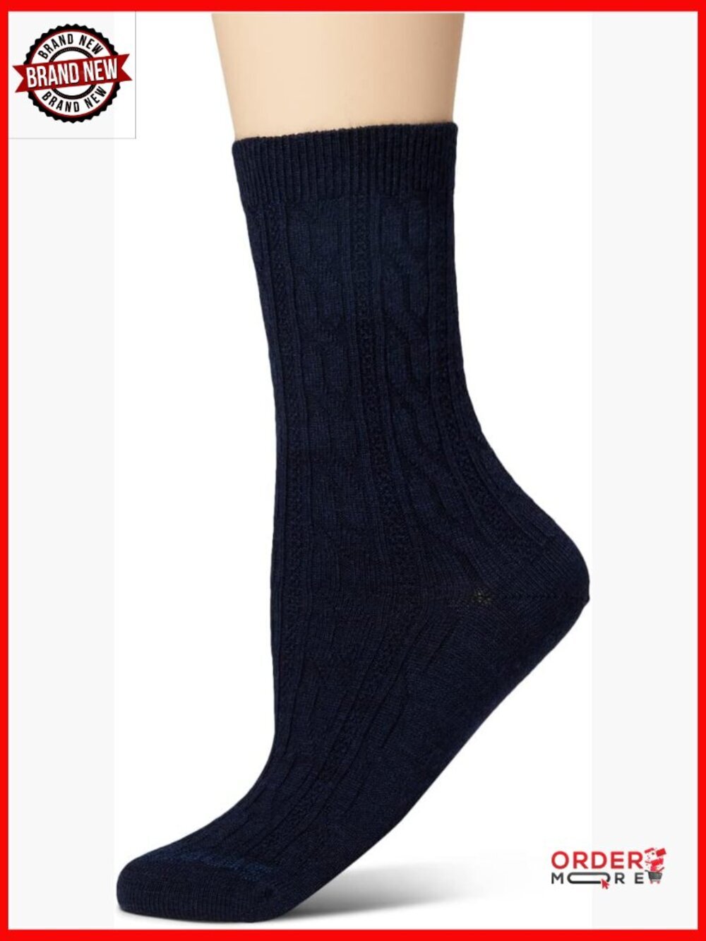 Merino Wool Crew Socks 2-Pack for Hiking